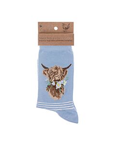 Wrendale Designs "Daisy Coo" Highland Cow Socks